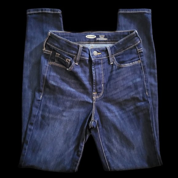 Old Navy Rockstar Super Skinny High Rise Women's Size 0 Jeans - Picture 3 of 6